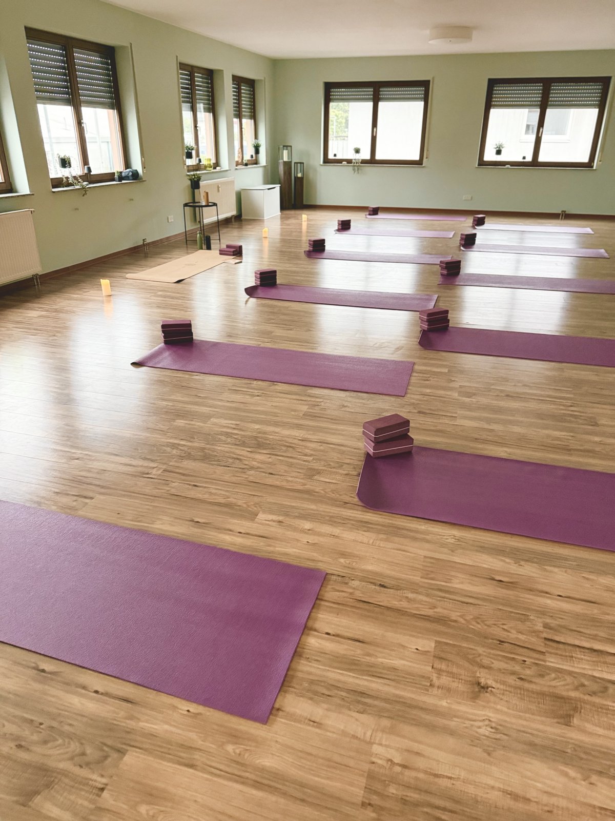 Yoga in kleiner Gruppe